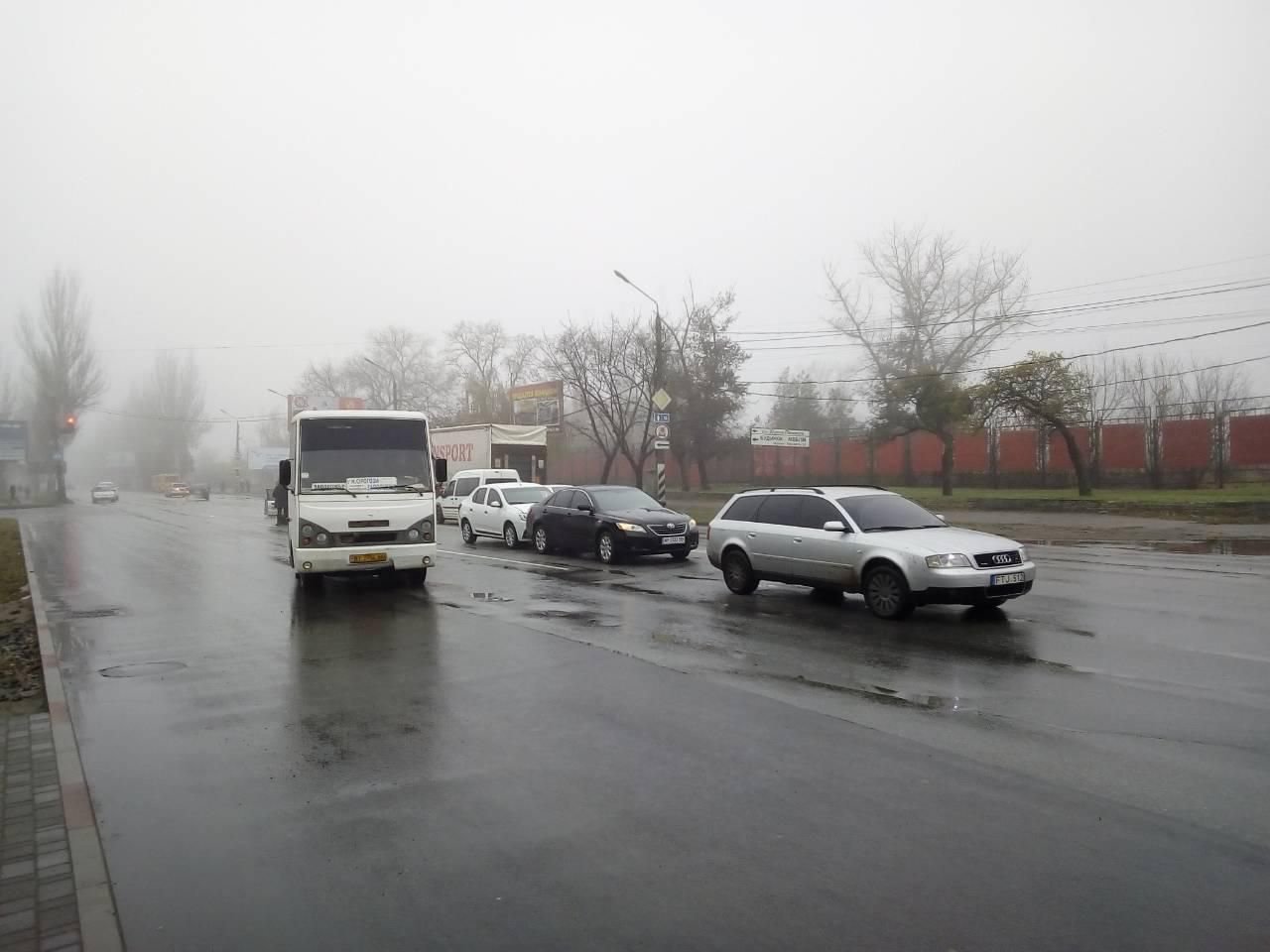 В Запорожской области рейсовый автобус попал в ДТП, - ФОТО