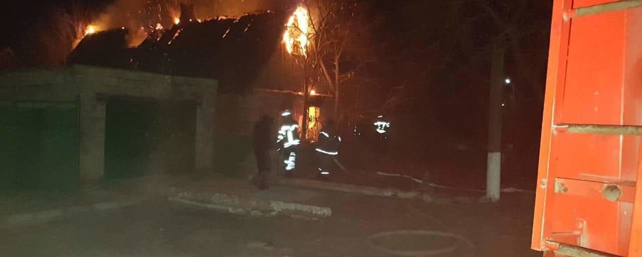 В Запорожской области сгорел дом - один человек погиб, - ФОТО