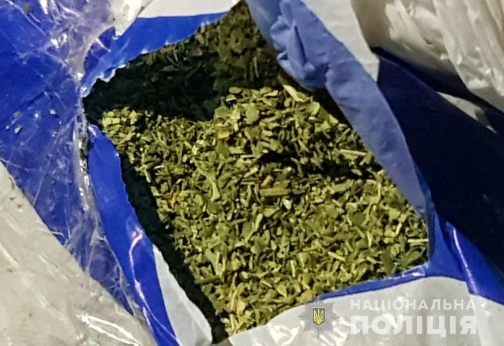 В Запорожской области у девушки в пакете нашли более килограмма наркотиков (ФОТО)