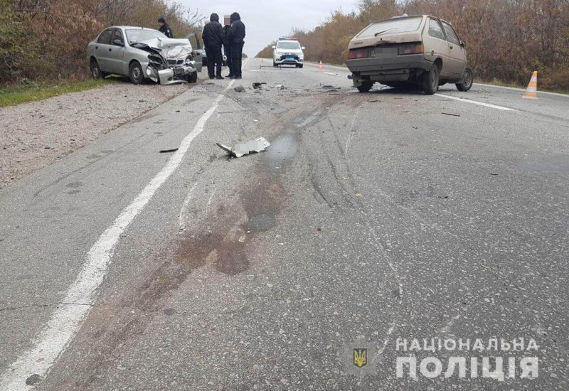 При лобовом столкновении на запорожской трассе пострадали двое мужчин - подробности
