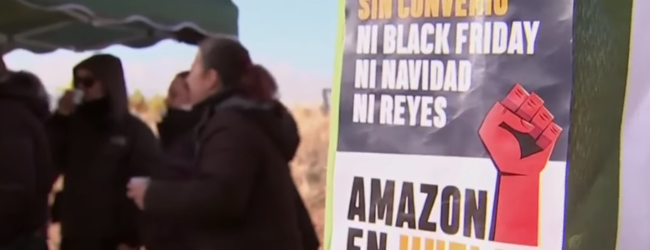 Сотрудники Amazon устроили митинг в “черную пятницу”