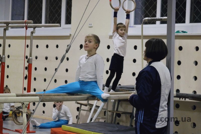 Юные запорожские гимнасты