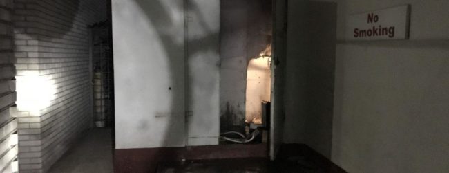 В Александровском районе произошел сильный пожар на станции техобслуживания