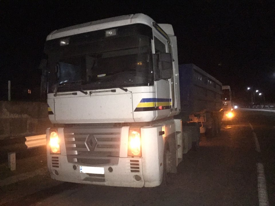 В Запорожской области владельцев грузовиков оштрафовали на 5 тысяч евро (Фото)
