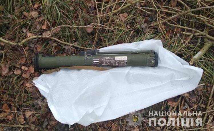 В Запорожской области у мужчины обнаружили гранатомет, – ФОТО