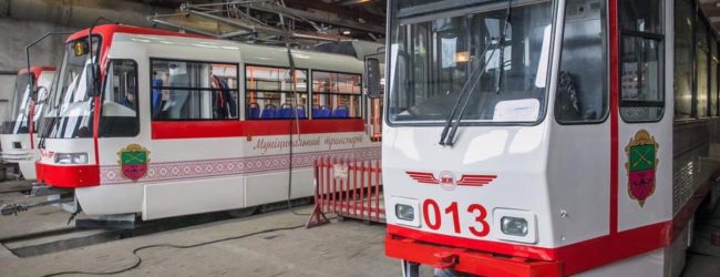 В Запорожье запустили новый трамвай собственной сборки (ФОТО)