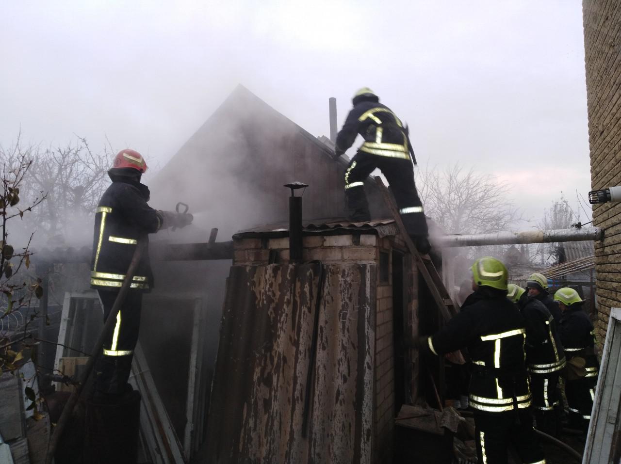 В Шевченковском районе произошел ряд пожаров в частных секторах