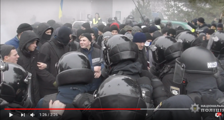 Выборы, перекрытия дорог: запорожские полицейские участвовали в киевских учениях, - ВИДЕО