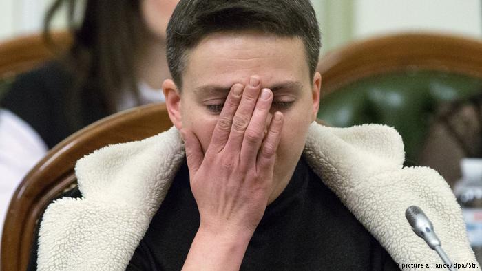 Депутат Савченко объявила сухую голодовку