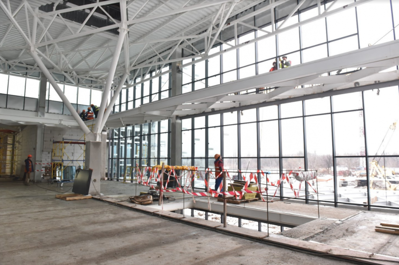 как продвигается строительство нового терминала