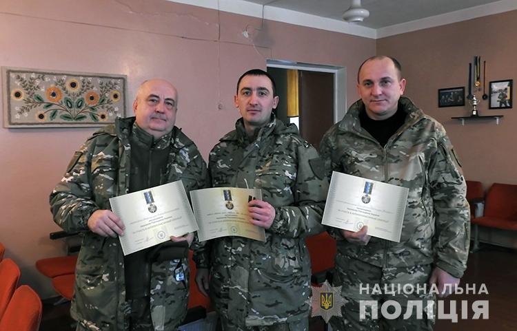 Бойцы запорожского спецбатальона получили награды Президента