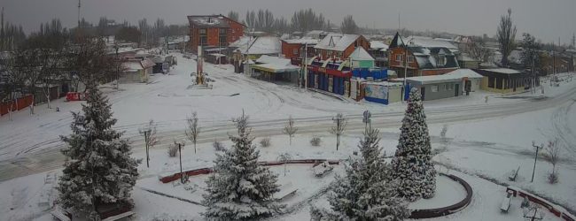 Запорожскую область накрыла снежная буря (ФОТО,ВИДЕО)