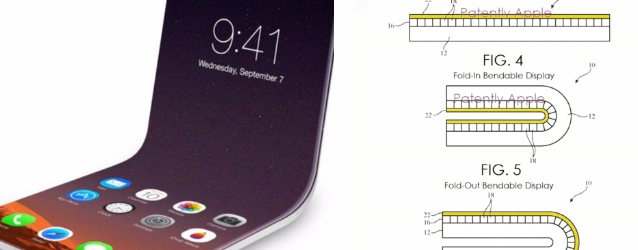 Компания Apple запатентовала модель гибкого iPhone