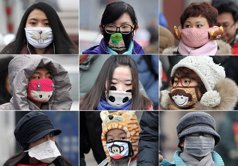 Защитные маски в Китае
