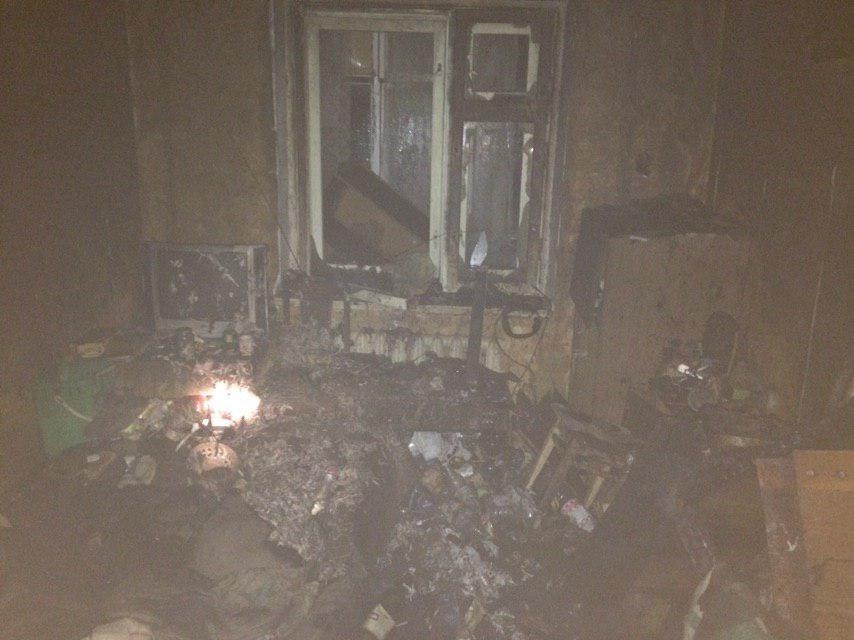 Так выглядела квартира после пожара | Фото: пресс-служба ГСЧС