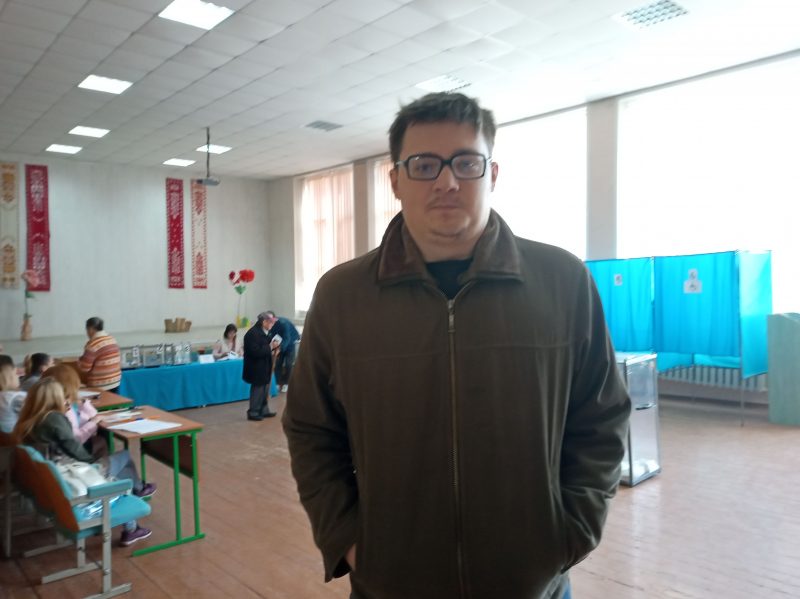 выборы на избирательном участке  № 231029 в Хортицком районе 