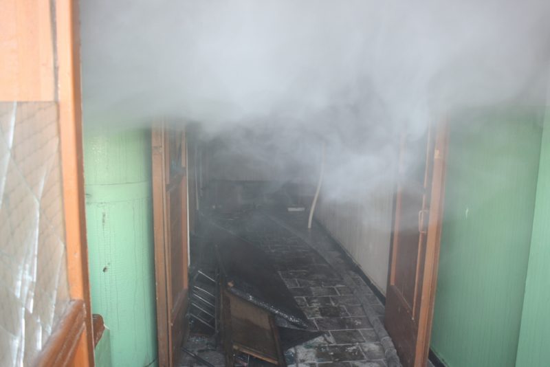В запорожской многоэтажке сгорел пенсионер
