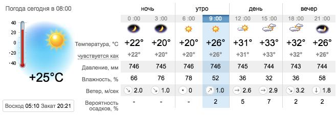 Погода в Запорожье на 29 июля. sinoptik.ua