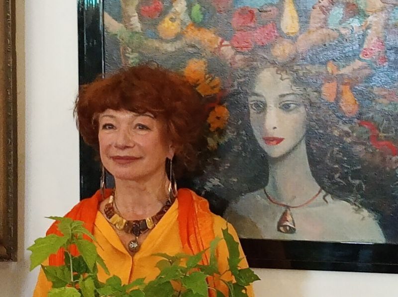 Известная художница открыла выставку на бис