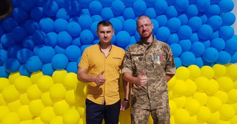 Мелитополь присоединился к празднованию Дня флага и Дня Независимости Украины