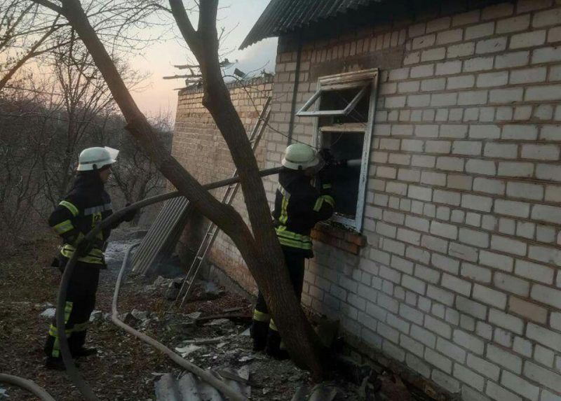 В Запорожской области на пожаре травмировался мужчина 
