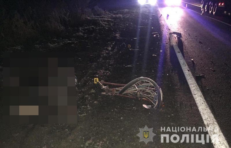 В Запорожской области в ДТП погиб велосипедист