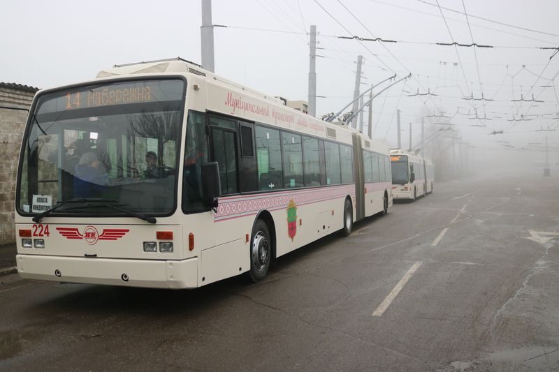 европейские троллейбусы в Запорожье