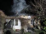 На пожаре сгорел дом