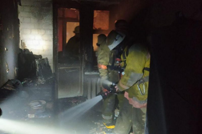 В Запорожской области из пожара спасли женщину и троих детей