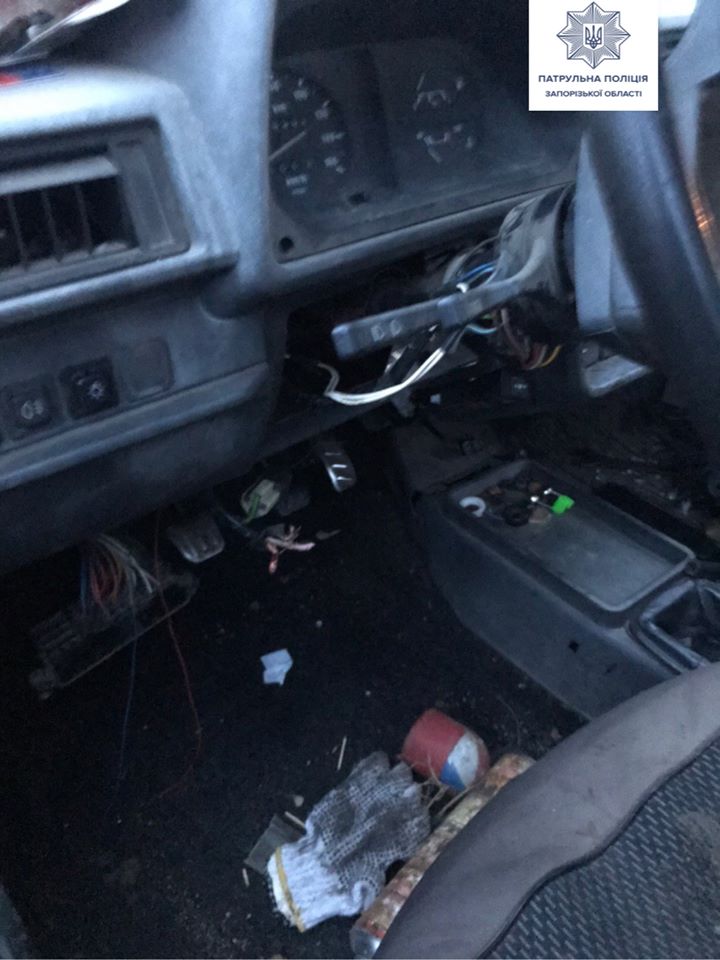 В Запорожье полиция нашла украденный автомобиль раньше, чем владелец заметил пропажу