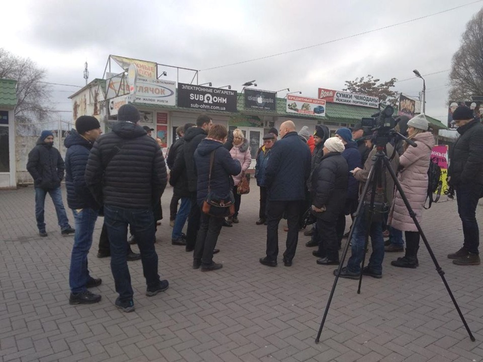 Запорожцы высказались по поводу застройки на территории Вознесеновского рынка. Фото: ЗЦР