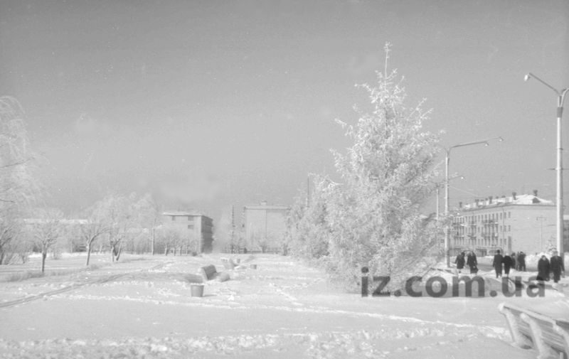 Зима Запорожье 1964
