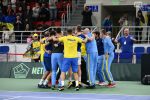 Сборная Украины победила в матче Кубка Дэвиса