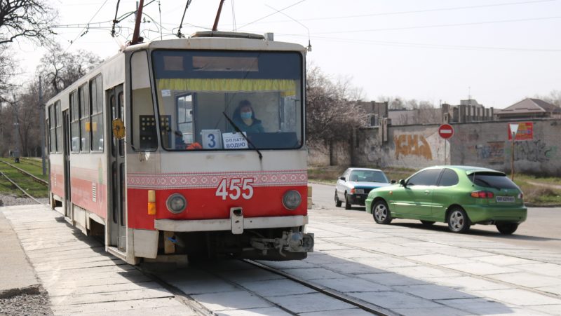 В Запорожье закончился ремонт трамвайных путей, которые соединяют два района