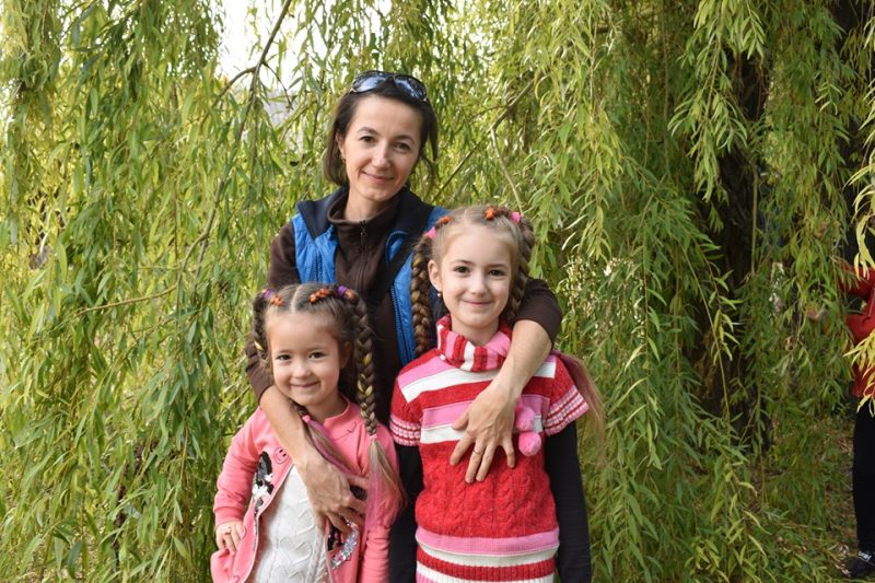 Ольга с дочками