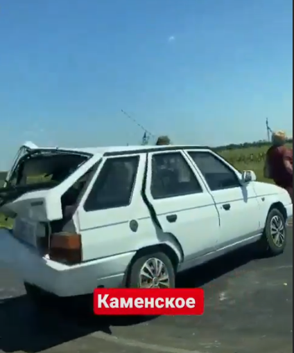 На трассе в Запорожской области столкнулись автомобили