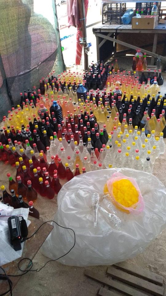 В курортных городах Запорожской области массово производии поддельный алкоголь 