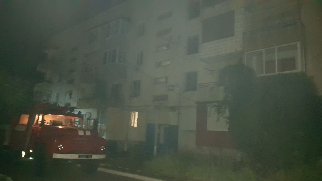 В Запорожской области горела многоэтажка