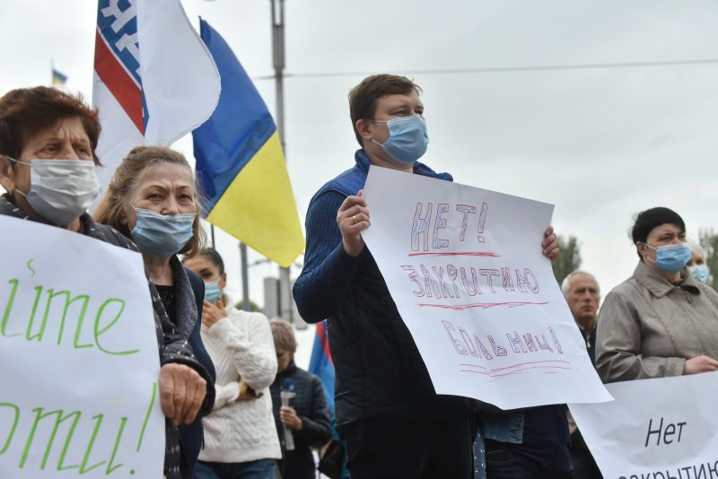 В Запорожье кандидаты Партии Порядок отстаивают интересы медиков