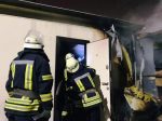 В центре Запорожья был сильный пожар