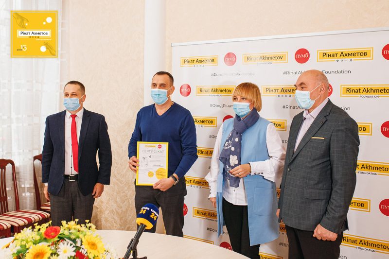 Житомирська міська лікарня № 2 імені В. П. Павлусенко отримала шість кисневих концентраторів
