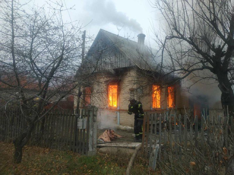 Пожар в жилом доме
