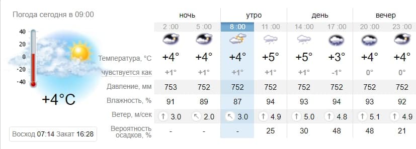 Прогноз погоды в Запорожье на 23 января. Sinoptik