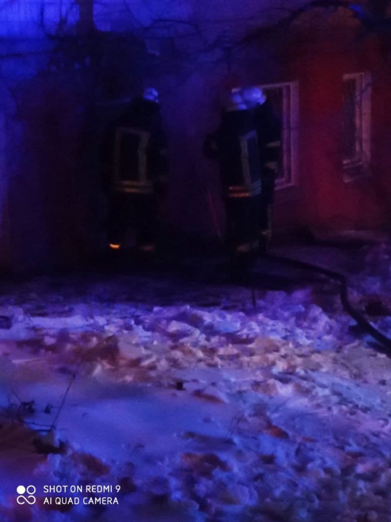 В Запорожье произошел пожар в доме № 1 по улице Яценко