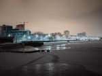 снимки ночного зимнего Запорожья