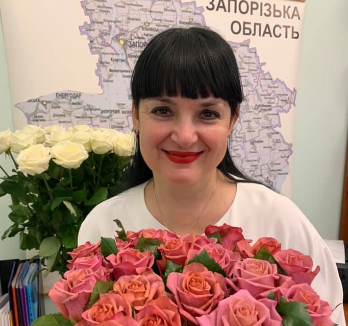 Елена Теряева была награждена медалью «За розвиток Запорізького краю»