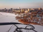 зима в Запорожье