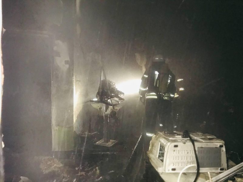 Ночью в Запорожской областной инфекционной больнице произошел пожар