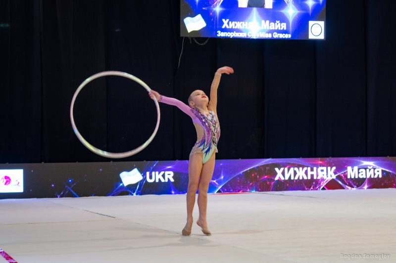 В Запорожье выбирают самую грациозную гимнастку среди детей со всей Украины