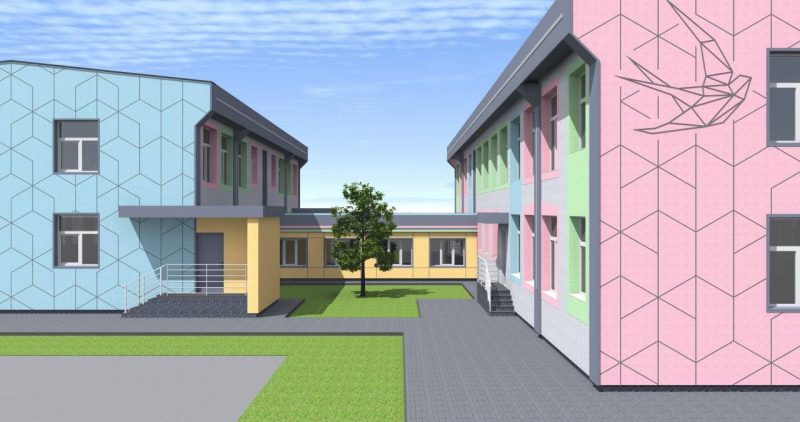 Общая стоимость проект капитального ремонта детского сада «Ласточка» составляет 24,6 млн гривен